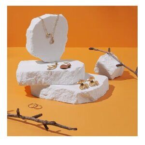 4PCS Original Design Product Photography Backdrop Irregular Aromatherapy Gypsum